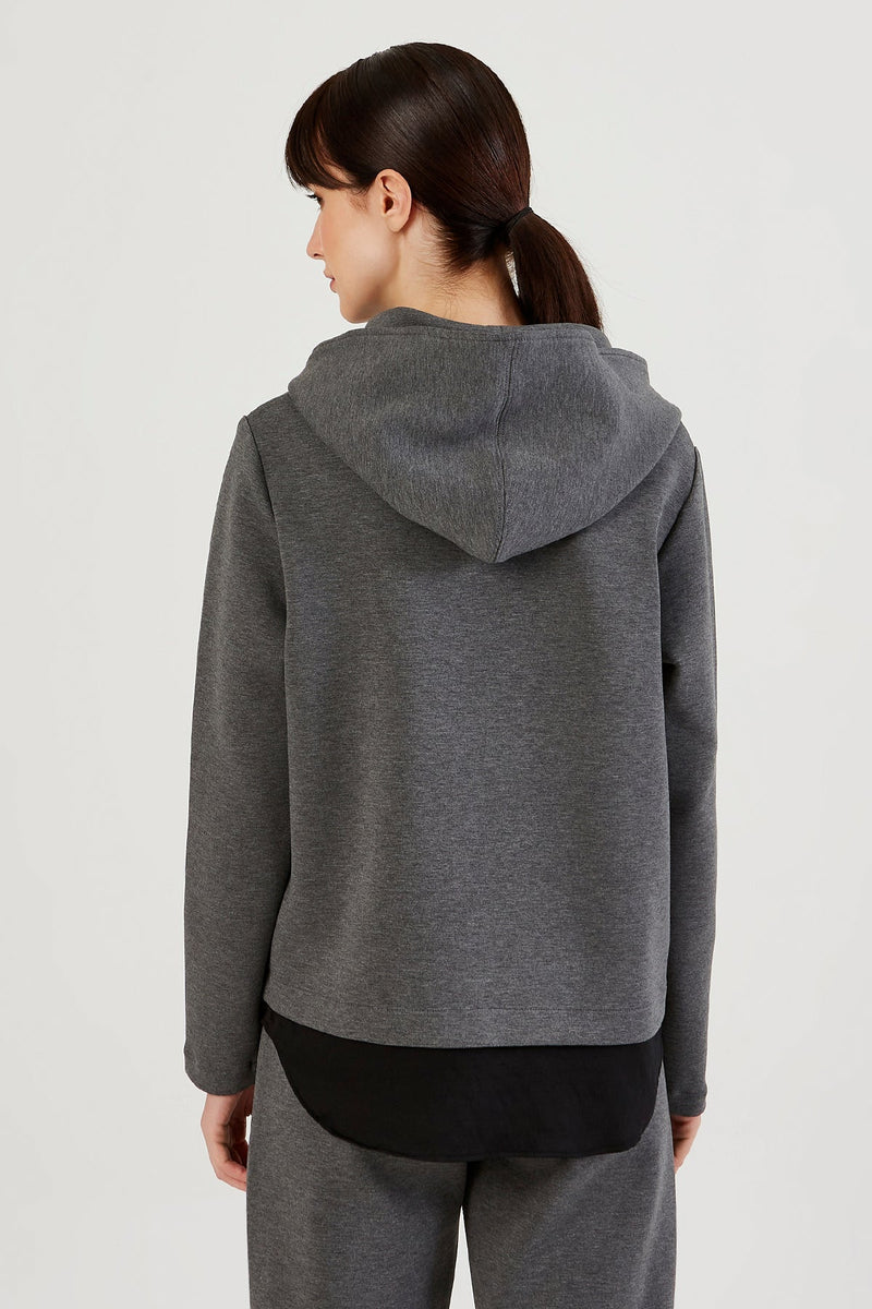 Anthrazitfarbenes Sweatshirt